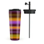 Spiced Plum - Travel Mug, 700 ml / Flap & Straw Set