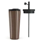 Dark Roast - Travel Mug, 700 ml / Flap & Straw Set