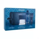 Guess Seductive Blue for Men Gift set EDT 100 ml, shower gel 100 ml, deospray 226 ml and cosmetic bag, 100ml