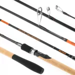 Mitmeotstarbeline spinninguvarda AKARA Black Hunter 2-osaline, pikkus 2.48m, test 5-22g