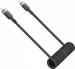 &bdquo;Acefast&ldquo; USB-C &ndash; USB-C-kaabel, 1,2 m, must (6974316283706)