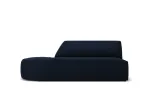 Velvet Left Modular Sofa, "Siena", 2 Seats, 181x93x69 Made in Europe