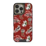 Merry Kitty - iPhone 16 Pro Max Case, Elite Dark (MagSafe) / Gold