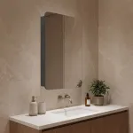 Vannitoa kapp peegliga, Hanah Home, antratsiithall, 50 x 71 x 16