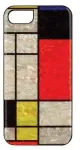 "SmartPhone case Apple iPhone 8/7" Mondrian Black