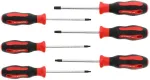 GEDORE Red 2K screwdriver set, 6 pieces (red/black)