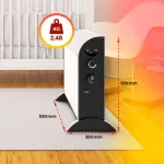Extralink LCV-06 | Convector heater | 2000W, 3 Modes, Thermostat, Fan