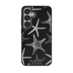 Midnight Ocean - Samsung Galaxy S25 Case, Elite Dark (Magnetic) / Silver