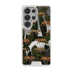 Morning Commute - Designer Samsung Galaxy S25 Ultra Case, Elite Mirror Light (Magnetic) / Silver