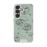 Capricorn - Samsung Galaxy S25 Plus Case, Elite Light (Magnetic) / Silver / Turquoise