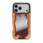 Too Hot - iPhone 17 Pro Max Case, Elite Mirror Dark (MagSafe) / Silver