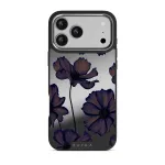 Velvet Night - iPhone 17 Pro Max Case, Elite Mirror Dark (MagSafe) / Silver