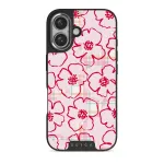 Flower Girl - iPhone 16 Plus Case, Elite Dark (MagSafe) / Silver