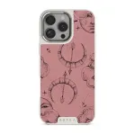 Sagittarius - iPhone 16 Pro Case, Elite Light (MagSafe) / Silver / Pink