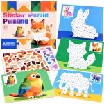 Numerical mosaic - gluing by numbers ANIMALS 8 pictures ZA6629 A
