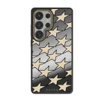 Starchaser - Samsung Galaxy S25 Ultra Case, Elite Mirror Dark (Magnetic) / Gold