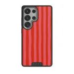 Pomegranate - Samsung Galaxy S25 Ultra Case, Elite Dark (Magnetic) / Silver