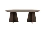 Bootcut Oval Dining Table 200x100 cm - Mocca - Limited Edition