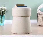 Pouf Hanah koduoad, koor, 40 x 50 x 40