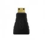 Qoltec HDMI A / Mini HDMI C HDMI-kaabel HDMI-t&uuml;&uuml;pi A (standardne) HDMI-t&uuml;&uuml;pi C (mini) must