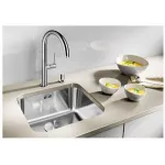 Valamu BLANCO SUPRA 400-U BRUSHED O.AF