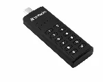 USB-pulk 128GB Verbatim 3.2 Type-C klahvistikuga turvaline AES-k&otilde;vaketas