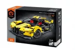 IM.MASTER model 1:14 yellow car 1103 elements 9813