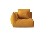 Sametmoodul vasak, Bloom, 1 istekoht, 116x106x95, kollane