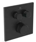 Ideal Standard CeraTherm Navigo - Thermostaatiline du&scaron;isegisti, 2 kasutajale, siidimust A7302XG