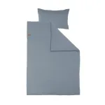 Little Dutch beebivoodi tekikott Pure, sinine 100 x 140 cm + 40 x 60 cm