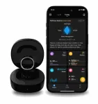 "RingConn Smart Ring Gen2 meestele ja naistele - kantav une ja kehalise aktiivsuse j&auml;lgimise seade - s&uuml;dame l&ouml;&ouml;gisageduse m&otilde;&otilde;tmine - Future Silver v&auml;rv, suurus 12"
