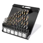 HSS-CNC metallipuurid, 124&deg;, &bdquo;Pro-Tec&ldquo;, 1,0&ndash;10,0 mm, 19-osaline komplekt