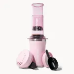 Kohvivalmistusseade AEROPRESS Go Plus koos roosa termokruusiga (475 ml)