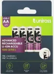 USB-C AA 1,5 V U322057 4 tk