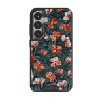 No Rain No Flowers - Samsung Galaxy S25 Case, Elite Dark (Magnetic) / Silver