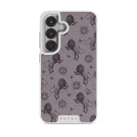 Leo - Samsung Galaxy S25 Plus Case, Elite Light (Magnetic) / Silver / Purple