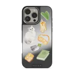 Soft Era - iPhone 16 Pro Case, Elite Mirror Dark (MagSafe) / Silver