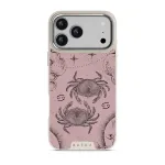 Cancer - iPhone 17 Pro Max Case, Elite Light (MagSafe) / Silver / Pink