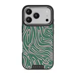Hawaiian Breeze - iPhone 17 Pro Case, Elite Dark (MagSafe) / Silver