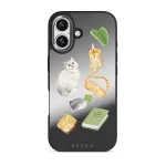 Soft Era - iPhone 17 Case, Elite Mirror Dark (MagSafe) / Silver