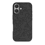Black Rock - iPhone 16 Plus Case, Elite Dark (MagSafe) / Silver