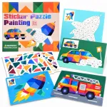 Numerical mosaic - gluing by numbers VEHICLES 8 pictures ZA6629 B