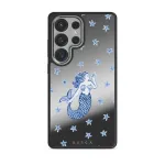 Salty Kiss - Samsung Galaxy S25 Ultra Case, Elite Mirror Dark (Magnetic) / Silver