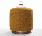 Pouf Hanah Home Zeone, oliiviroheline, 43 x 42