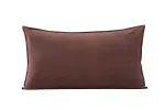 Ronja padjakate pestud puuvill - pruun / 50x90