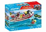 Figuurikomplekt Action Heroes 71464 Fireboat koos Aqua Scooteriga