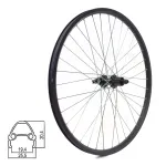 Tagaratas J19SB 26" // Center-Lock ketaspiduritele, 36H, kassett, QR, naelutatud, kaheosaline, alumiinium