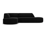 Velvet Modular Left Corner Sofa, "Siena", 4 Seats, 273x180x69 Made in Europe