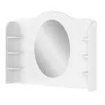 Tualettlaud LUNA LN6BR, valge/roosa
