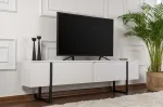 TV-alus, Hanah Home, valge/must, 180 x 45 x 30